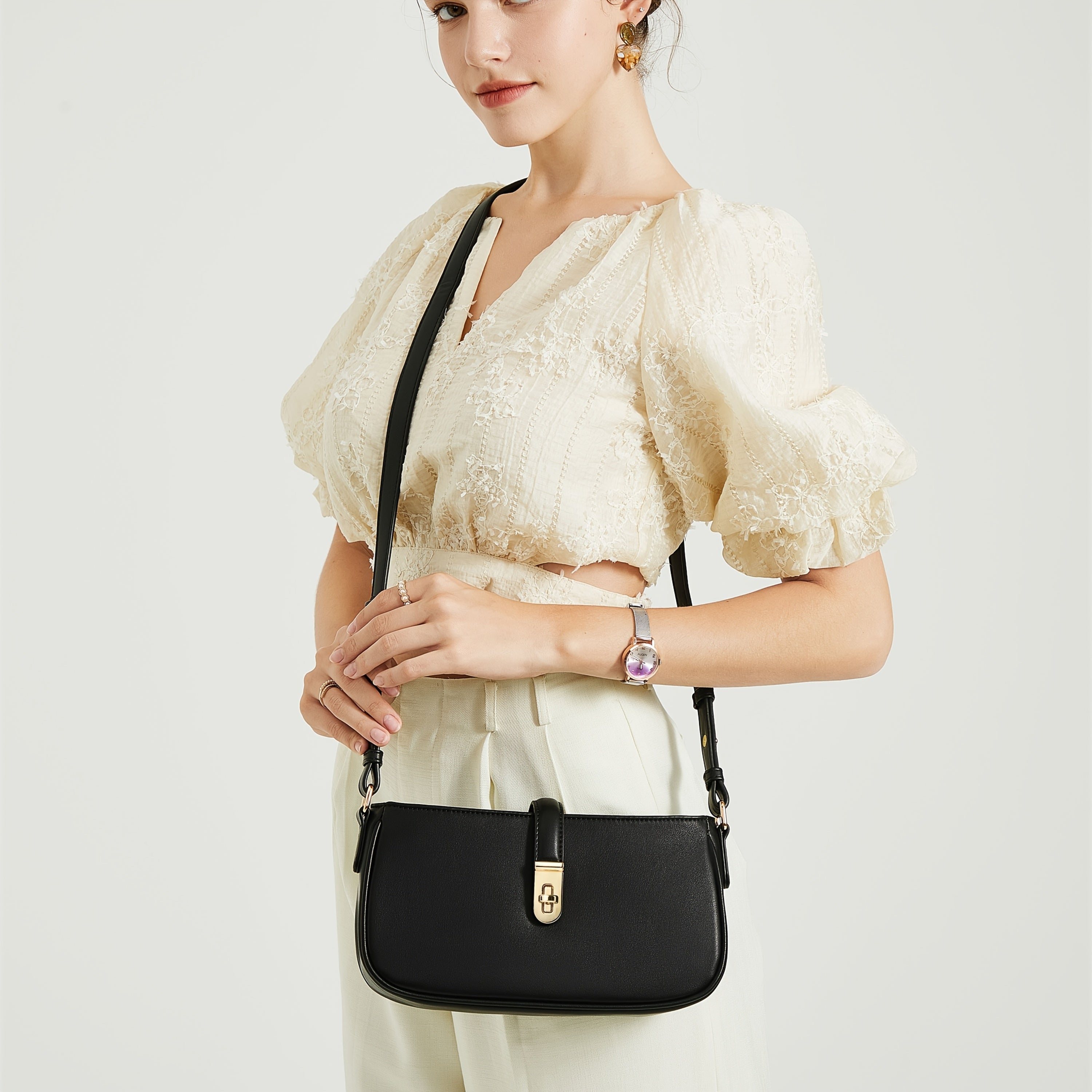 Velora | Leather shoulder bag