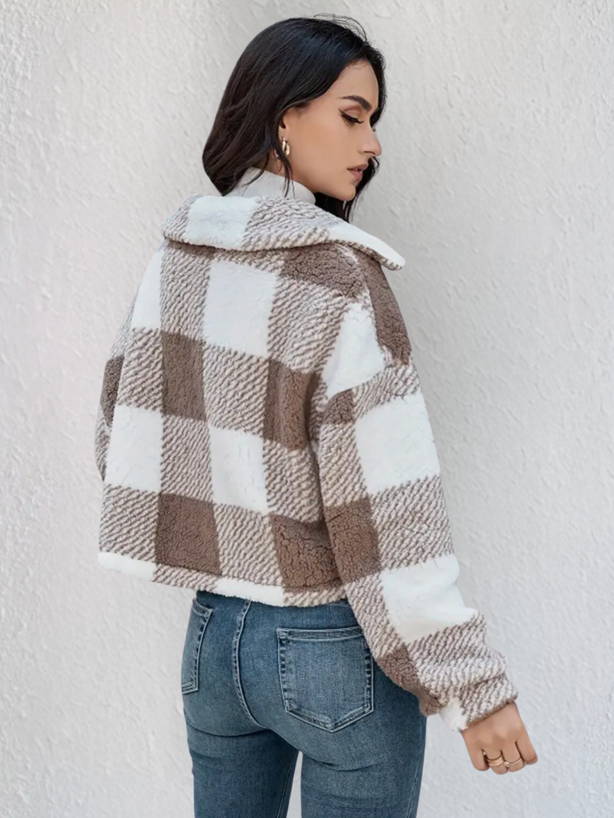 Teddie | Checked coat