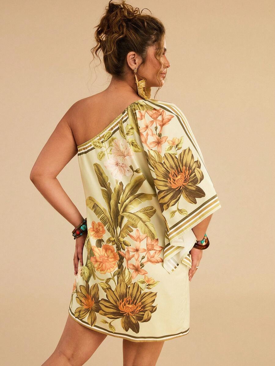 Annie | one-shoulder mini-jurk