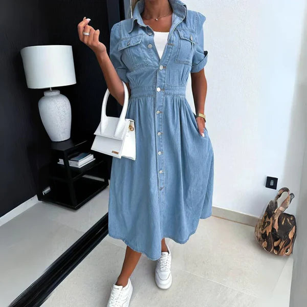 Ellen | Denim jurk