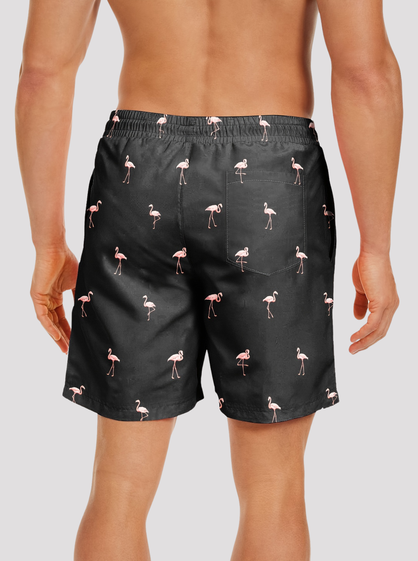 Zwembroek met Flamingo print
