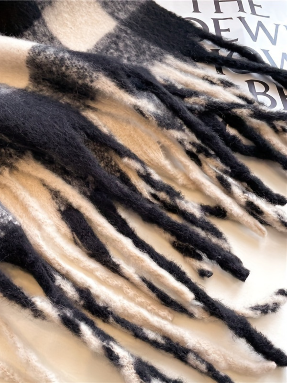 Vintage Ruit Cozy Sjaal