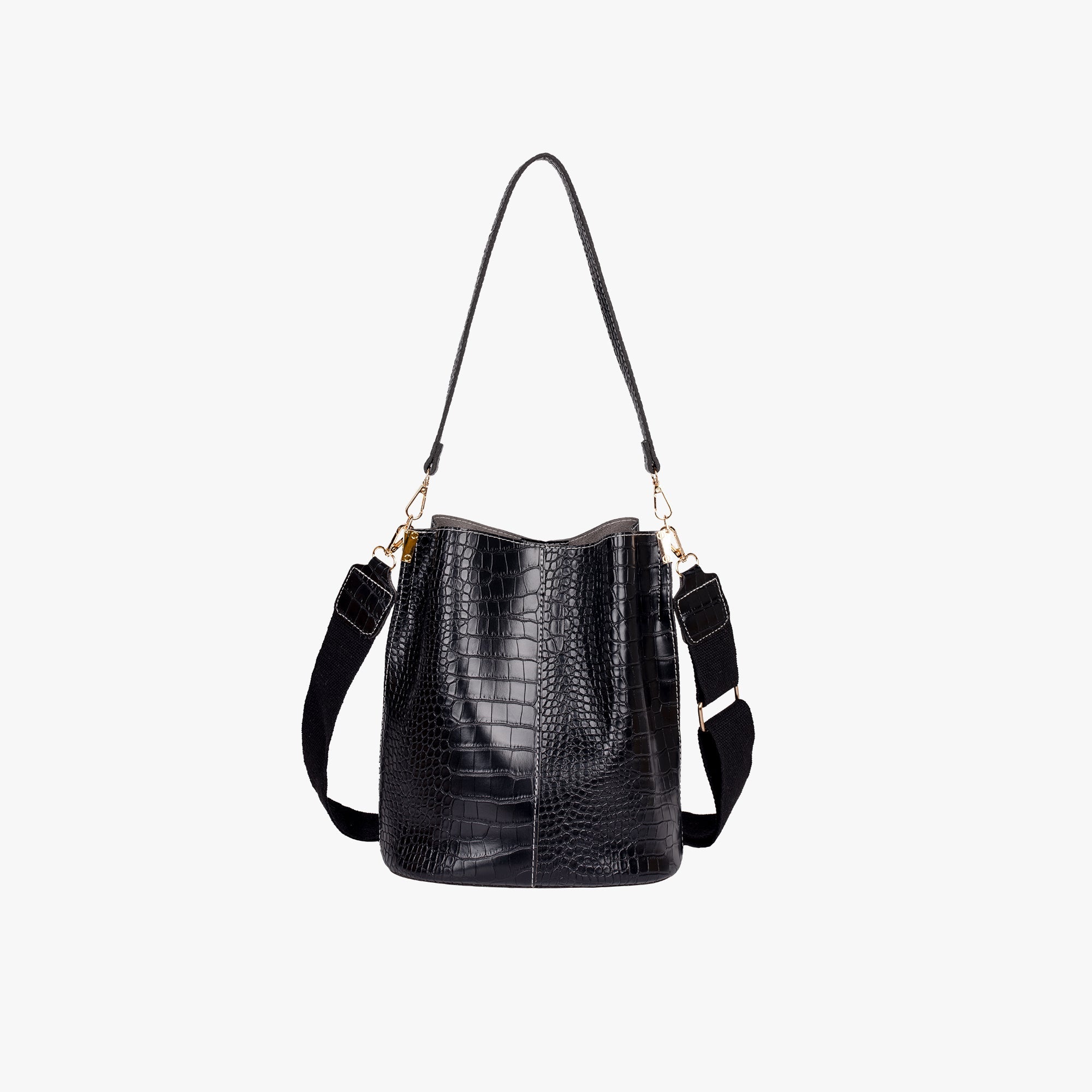 Dea Croc Embossed Bag