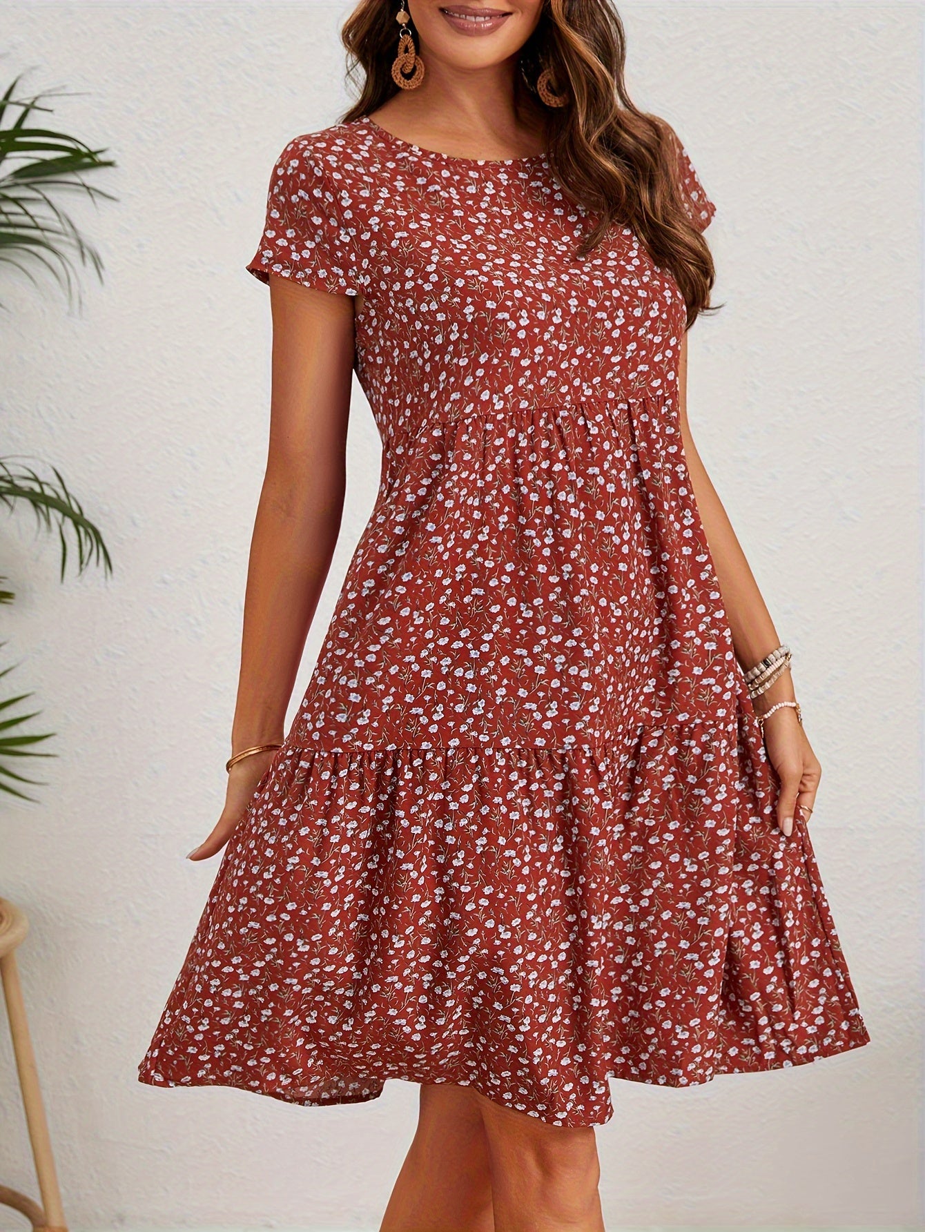 Cyenna | Jurk met bloemenprint