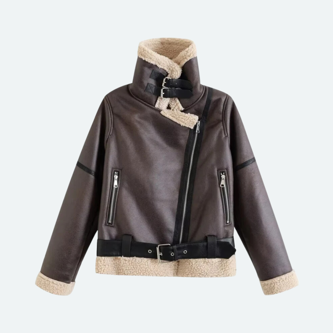 Danna | Shearling-lined jacket