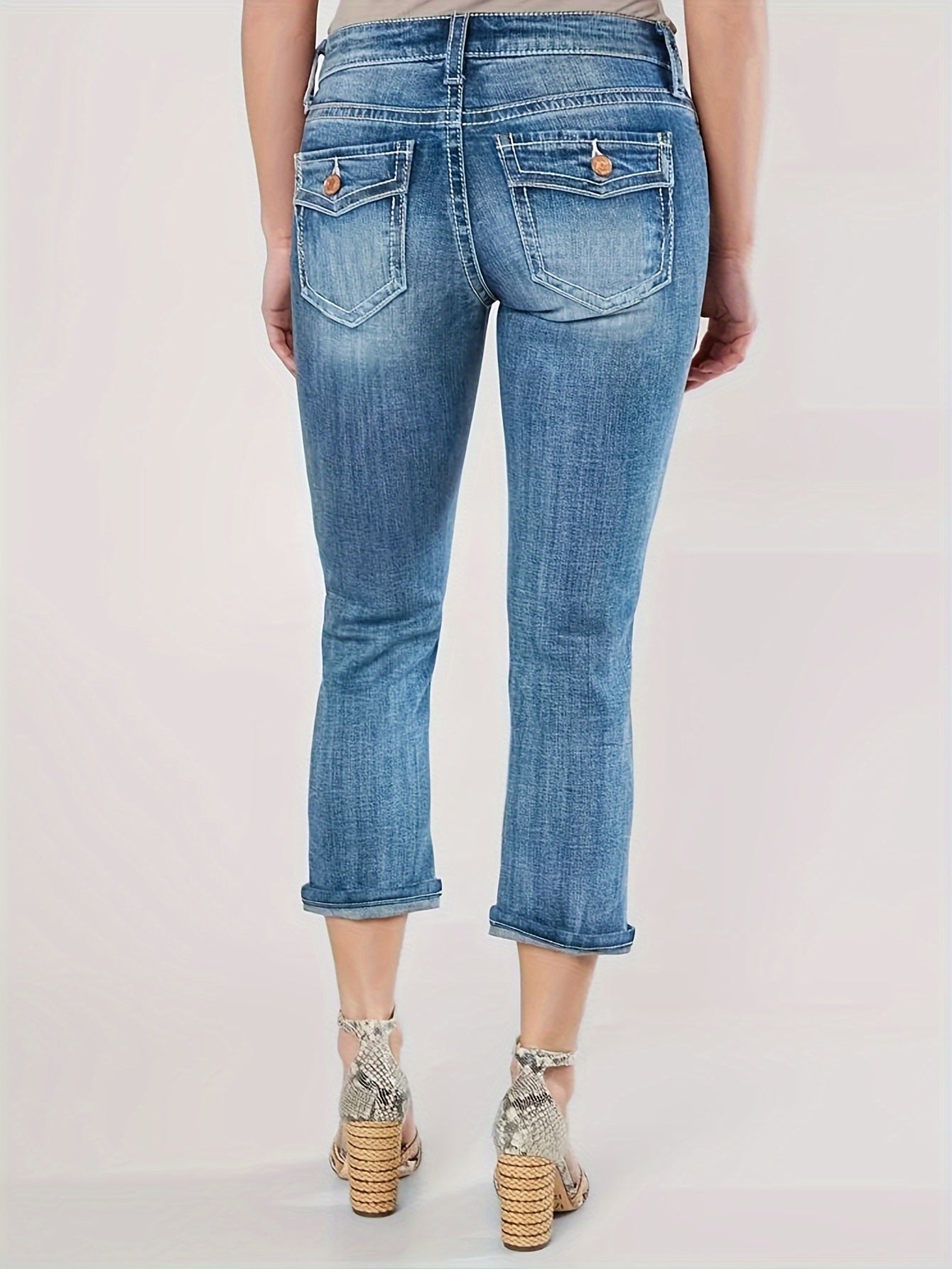 Inda | Retro chic capri jeans