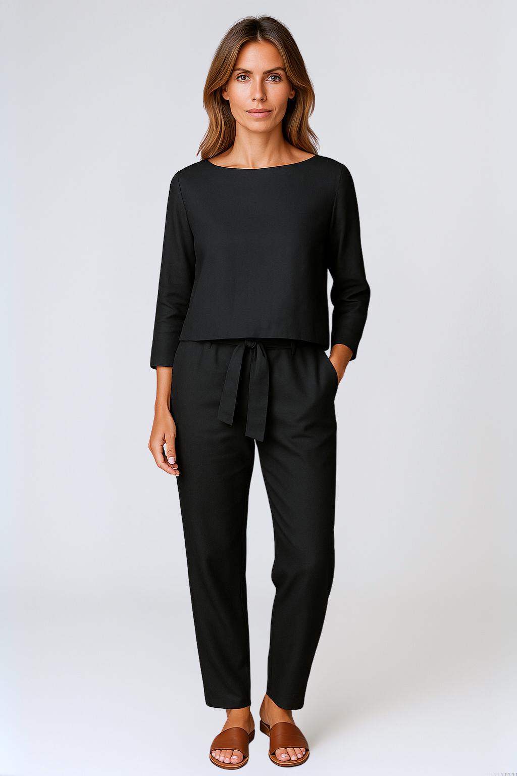 Mia | Tweedelige set van top en broek