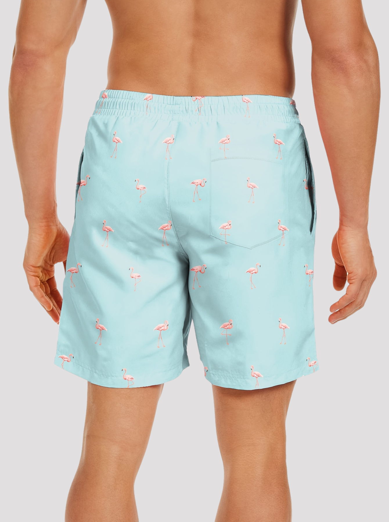 Zwembroek met Flamingo print