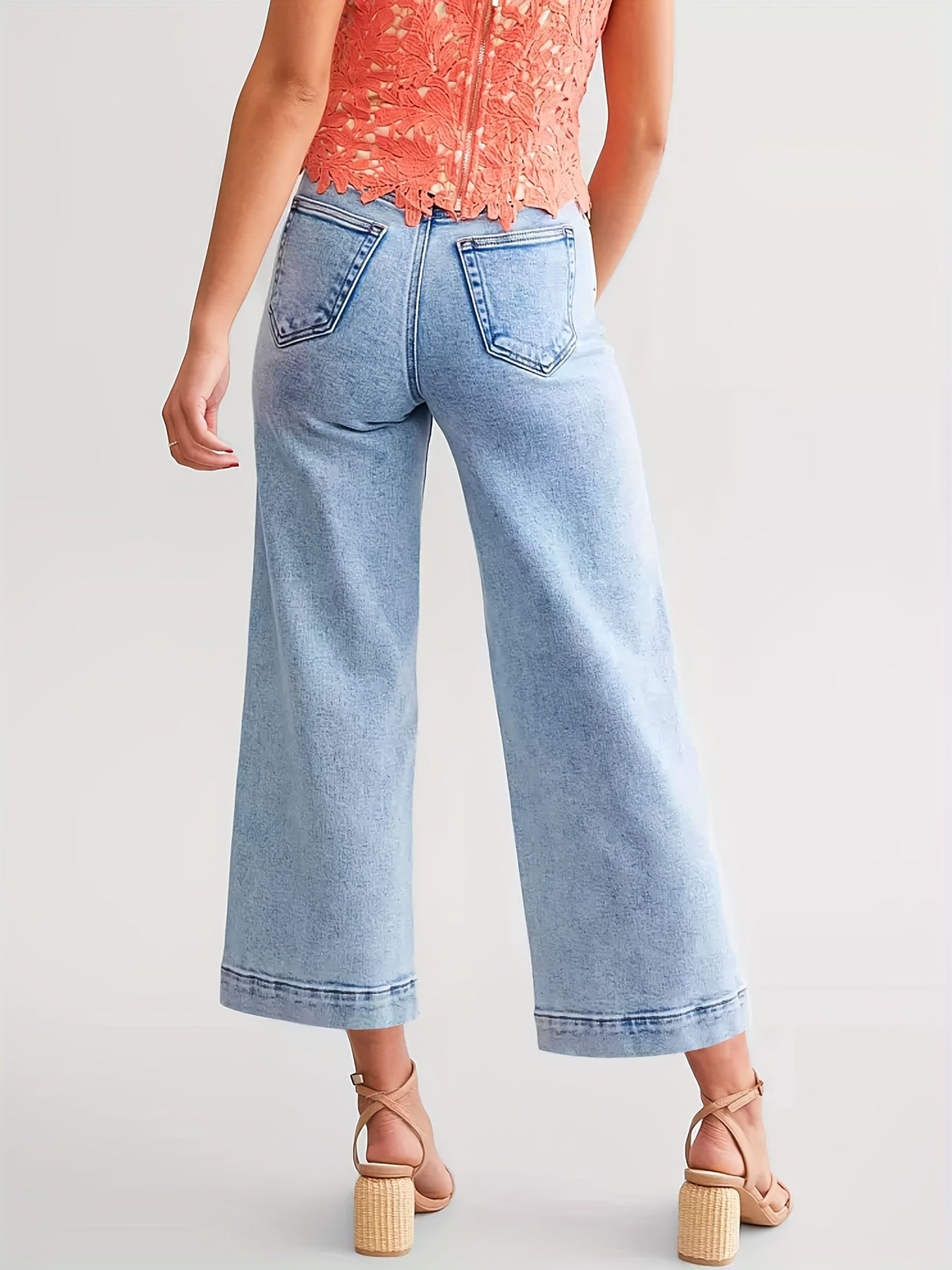 Ellyn | Cropped high waist Jeans