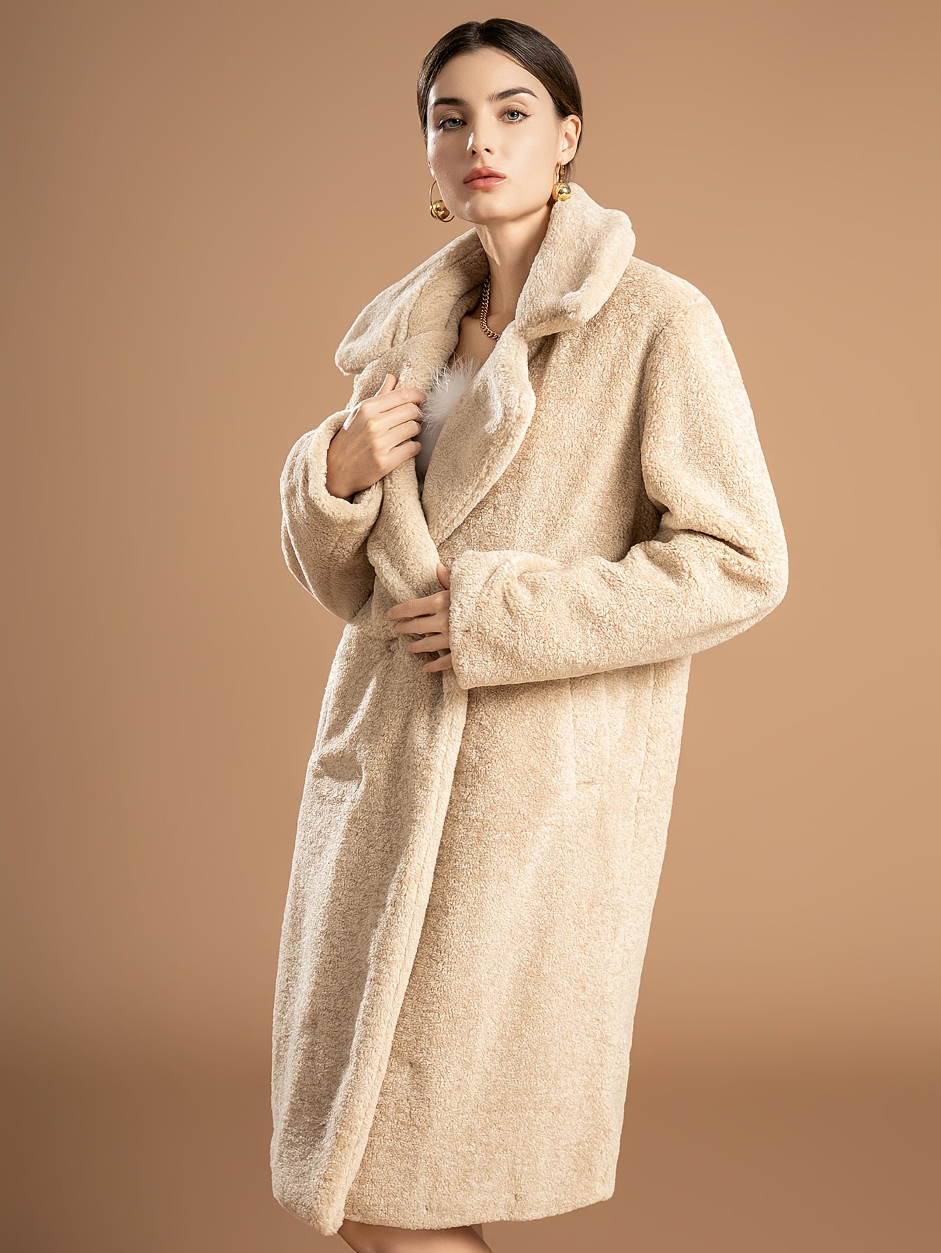 Sifra | Faux fur teddy coat