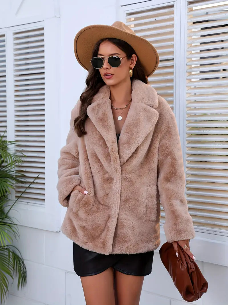Elle | Faux fur coat