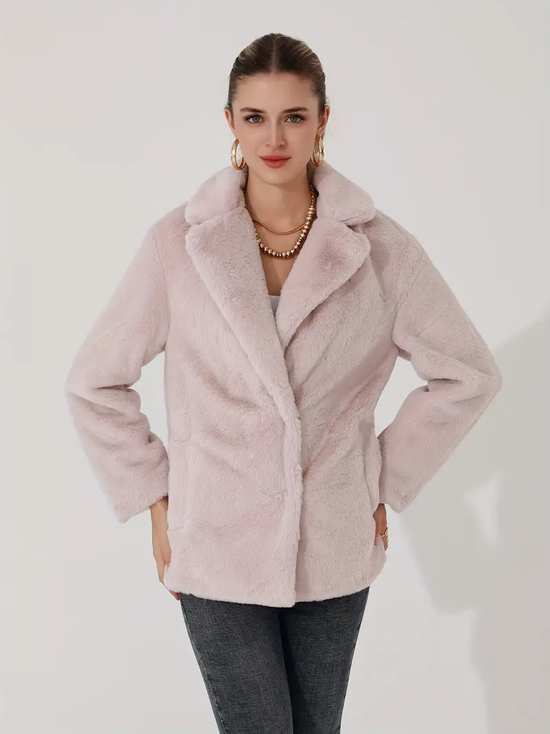 Elle | Faux fur coat