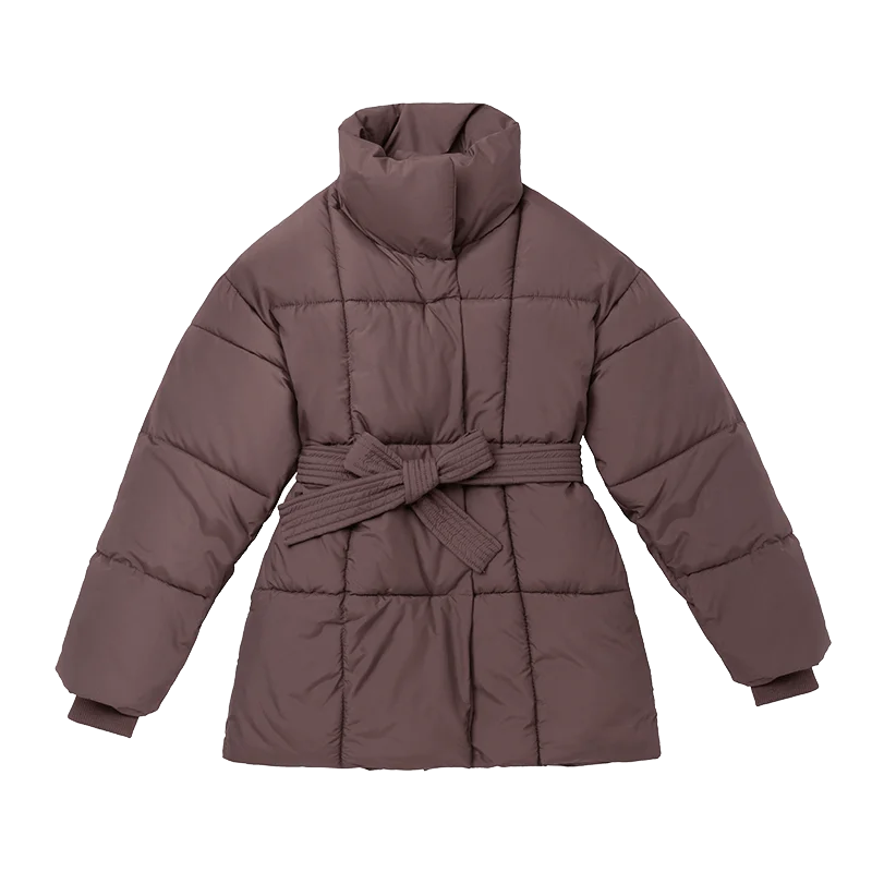 Cleo | Black belted parka