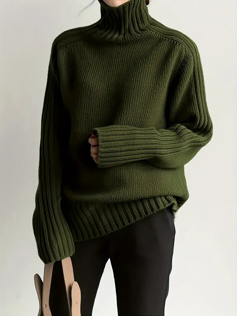 Jaela | Turtleneck knitting sweater