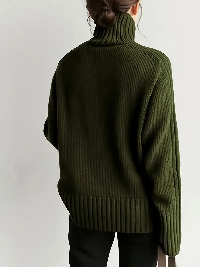 Jaela | Turtleneck knitting sweater