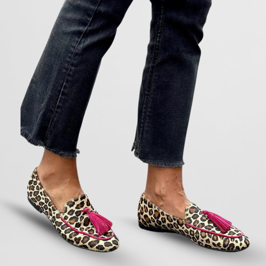 Leopard print loafer