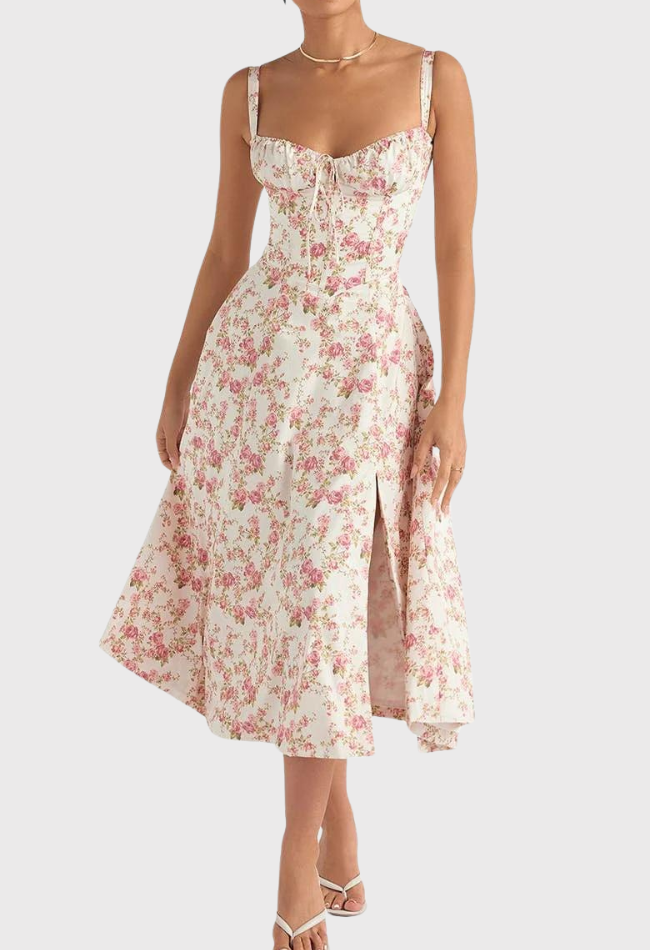 Eva | Jurk met bloemenprint