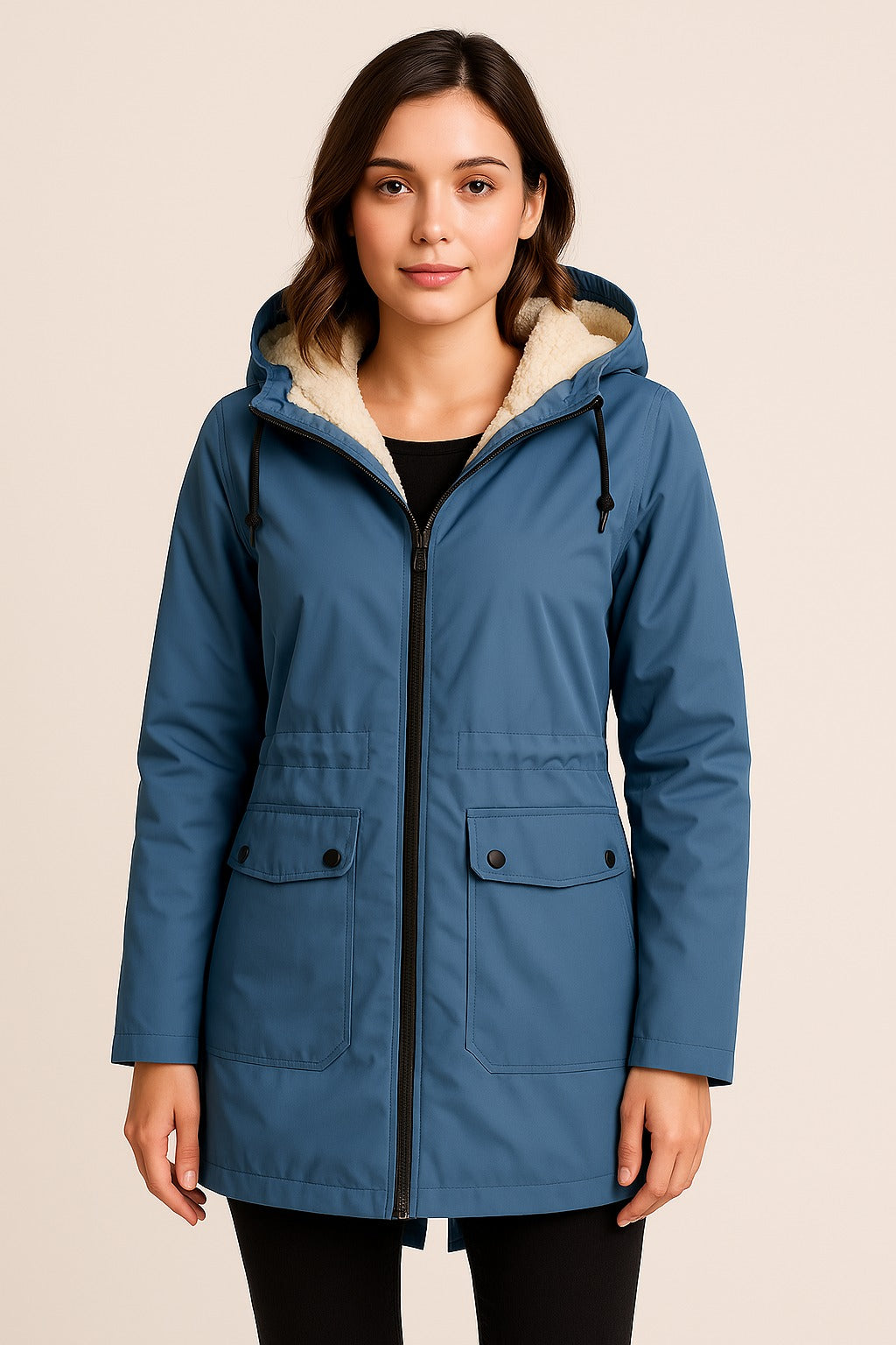 Nora | Quilted parka with hood