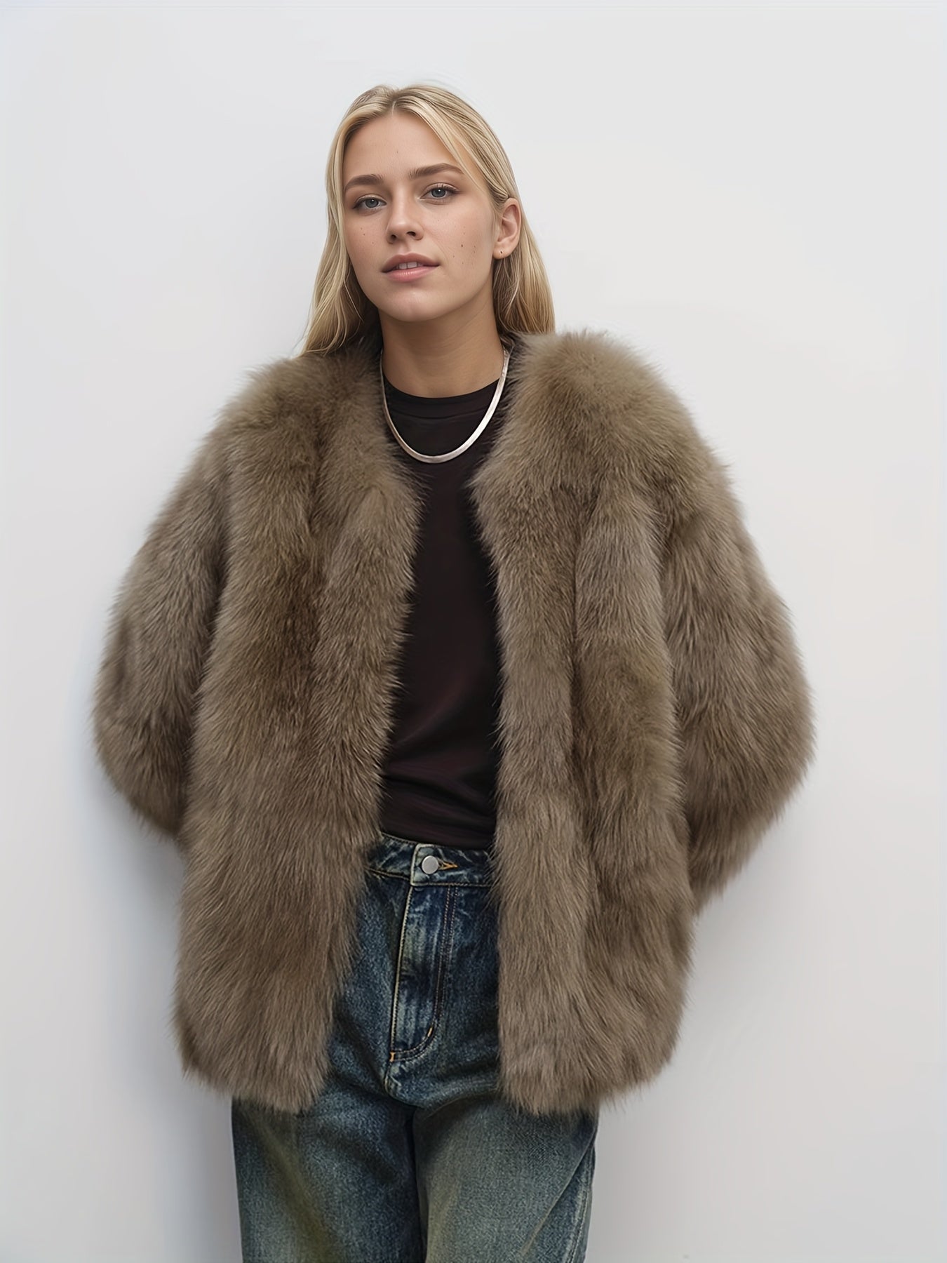 Sylvia | Faux fur jacket