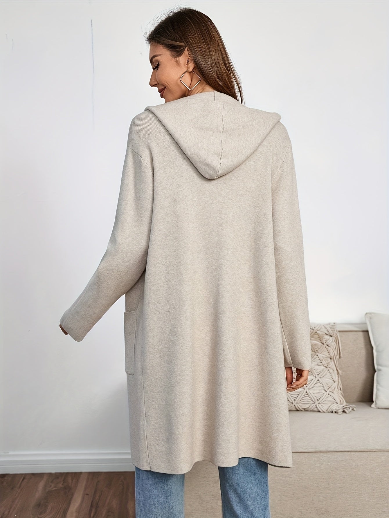 Daena | Soft viscose blend wrap coat
