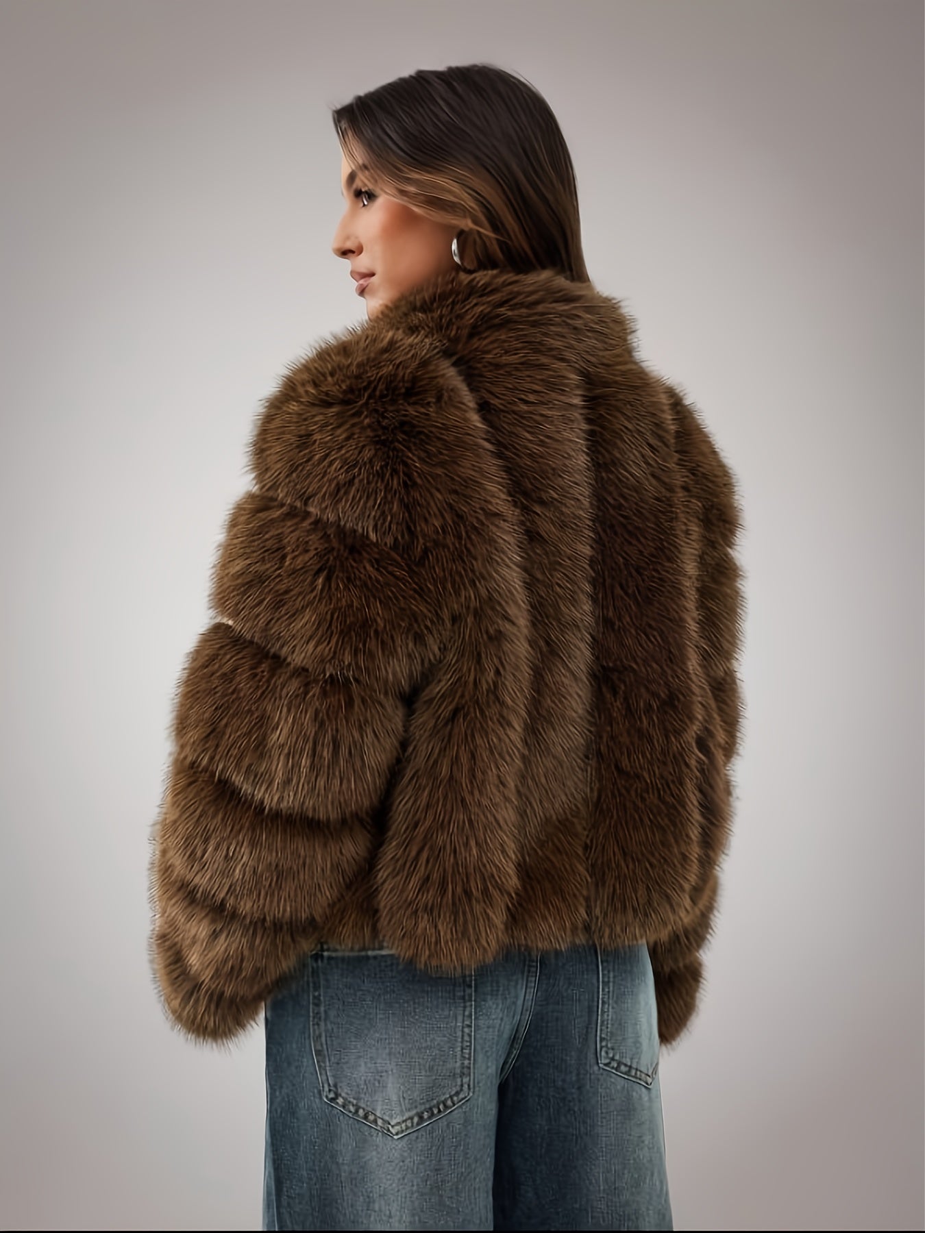 Selin | Short faux fur jacket