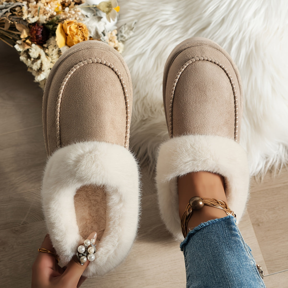 Katey | Luxe pantoffels