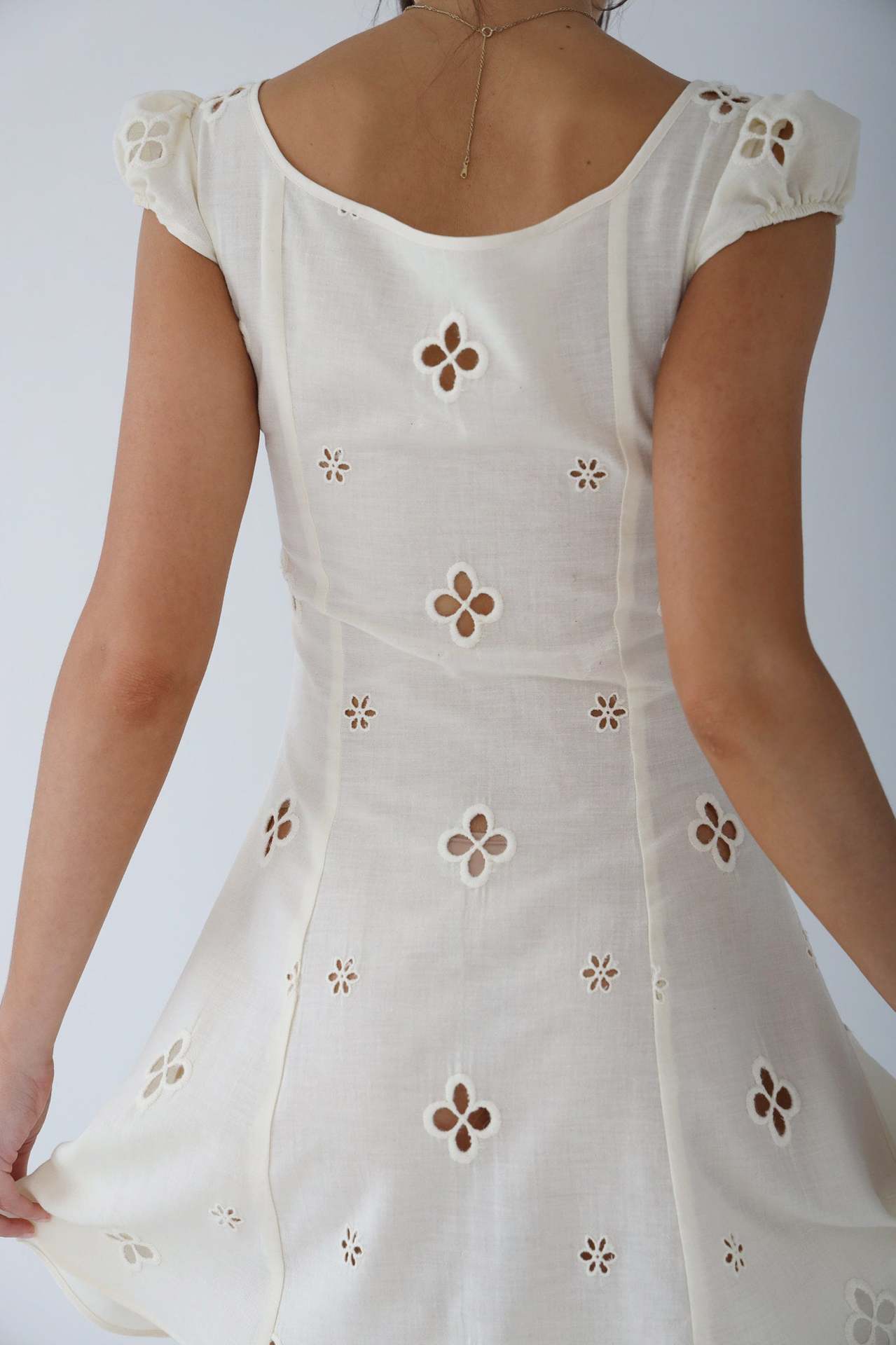 Isabella | Dress with clover pattern