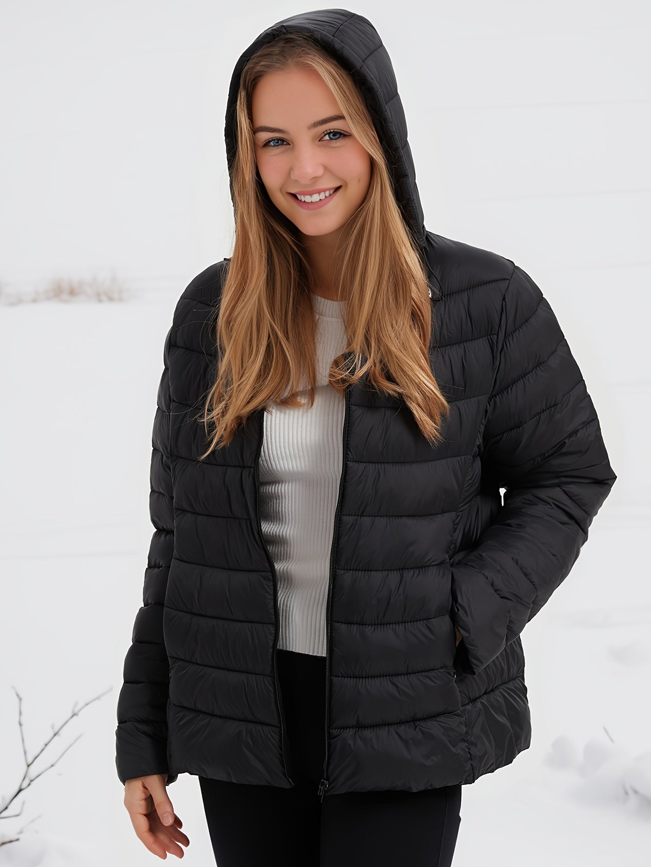 Lorah | Quilted jacket with hood