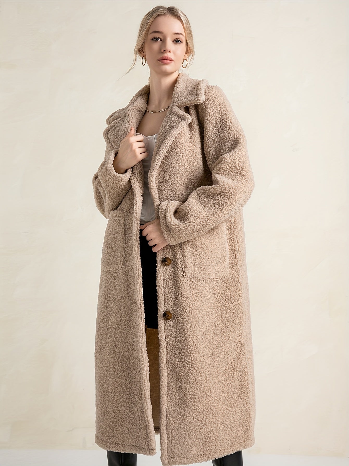 Jodee | Teddy long coat
