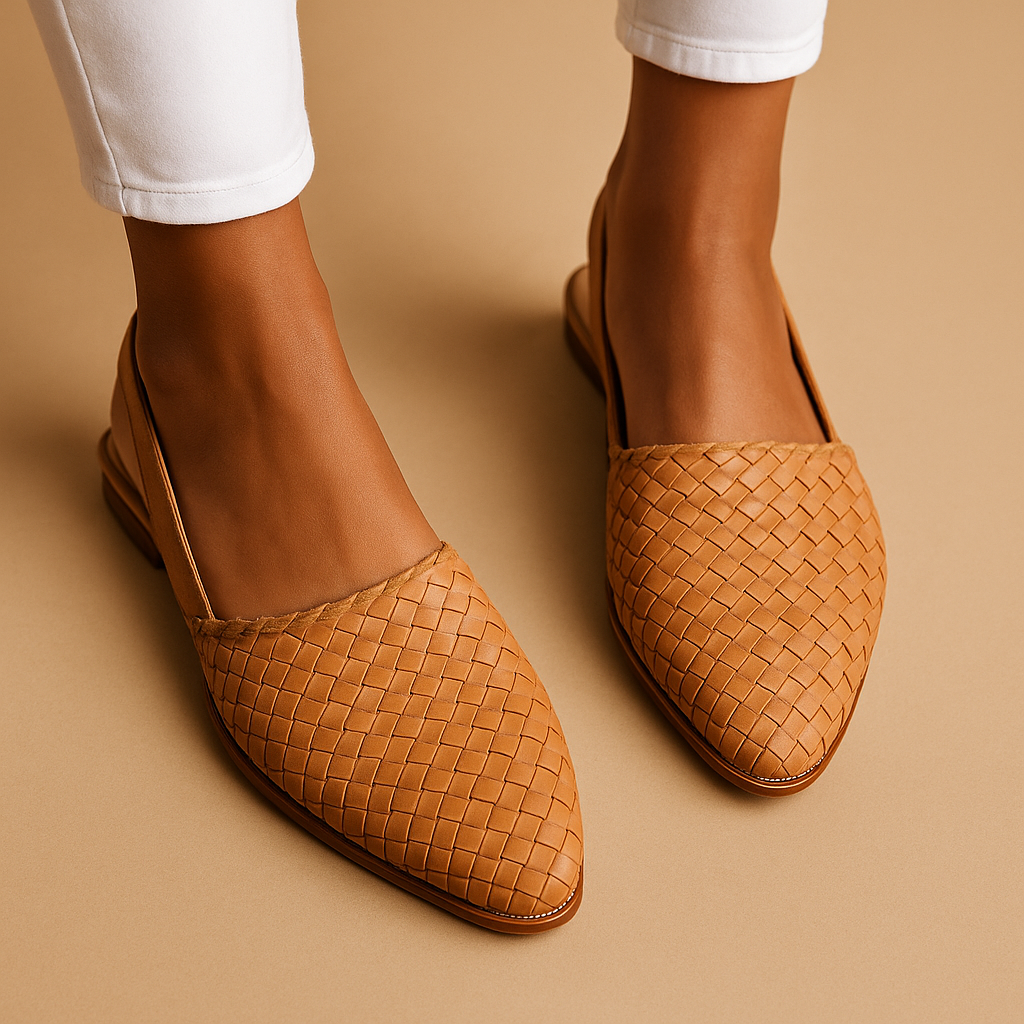 Woven Slingback Flats