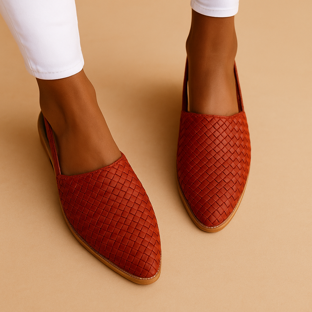 Woven Slingback Flats