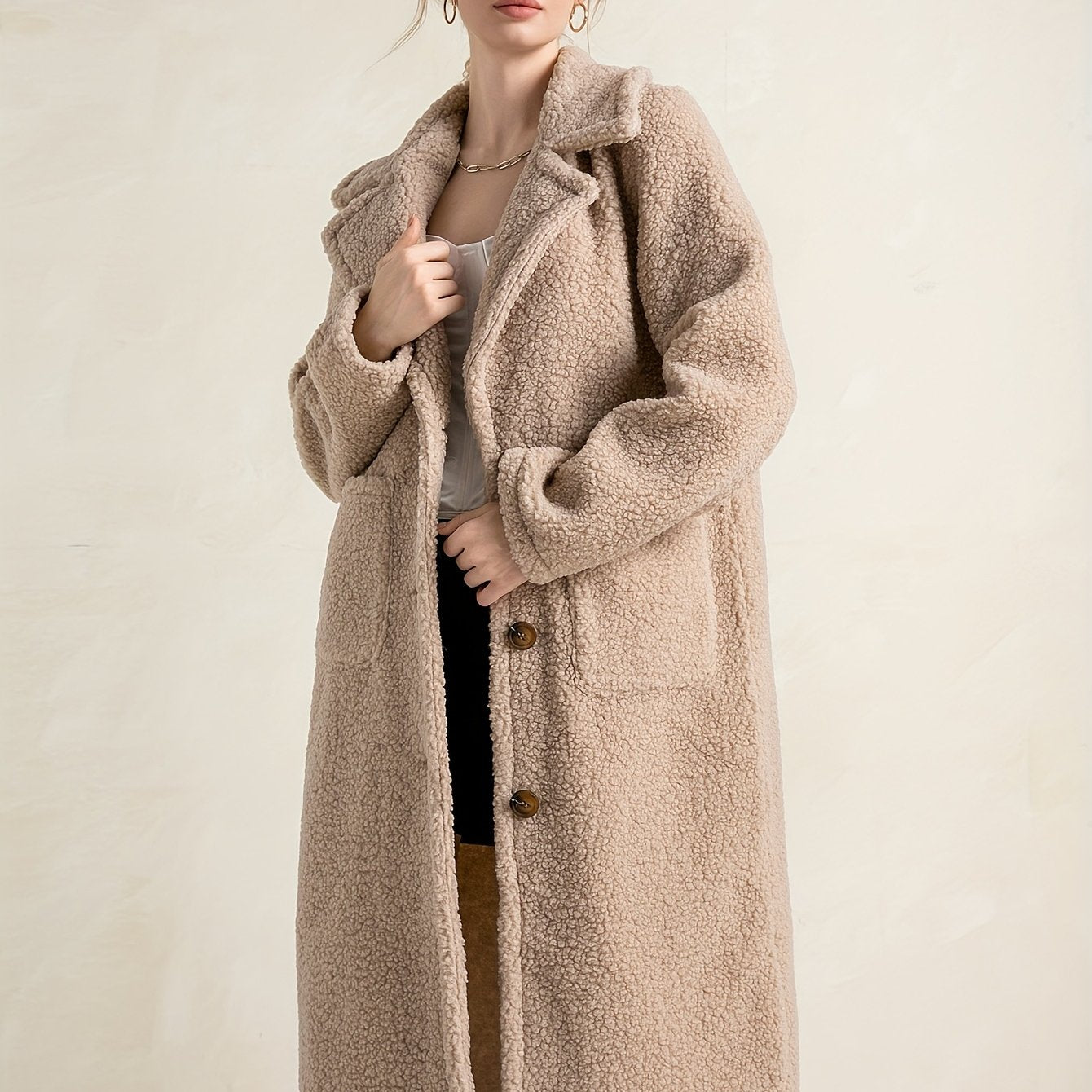 Jodee | Teddy long coat