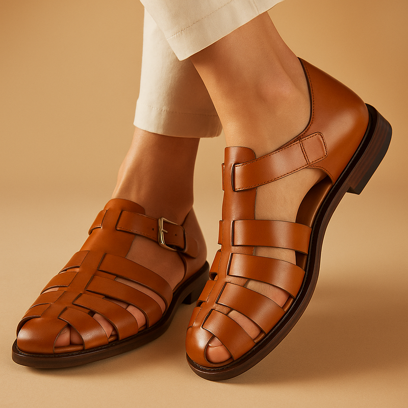 Leather Fisherman Sandals