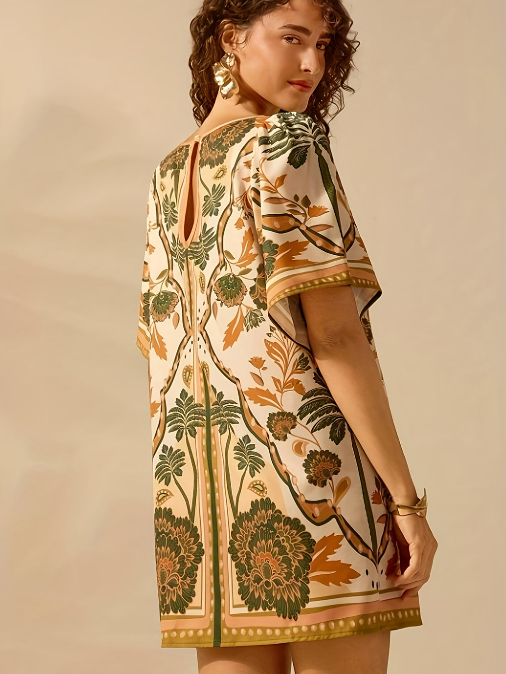 Suzy | Tunic with tropical floral print