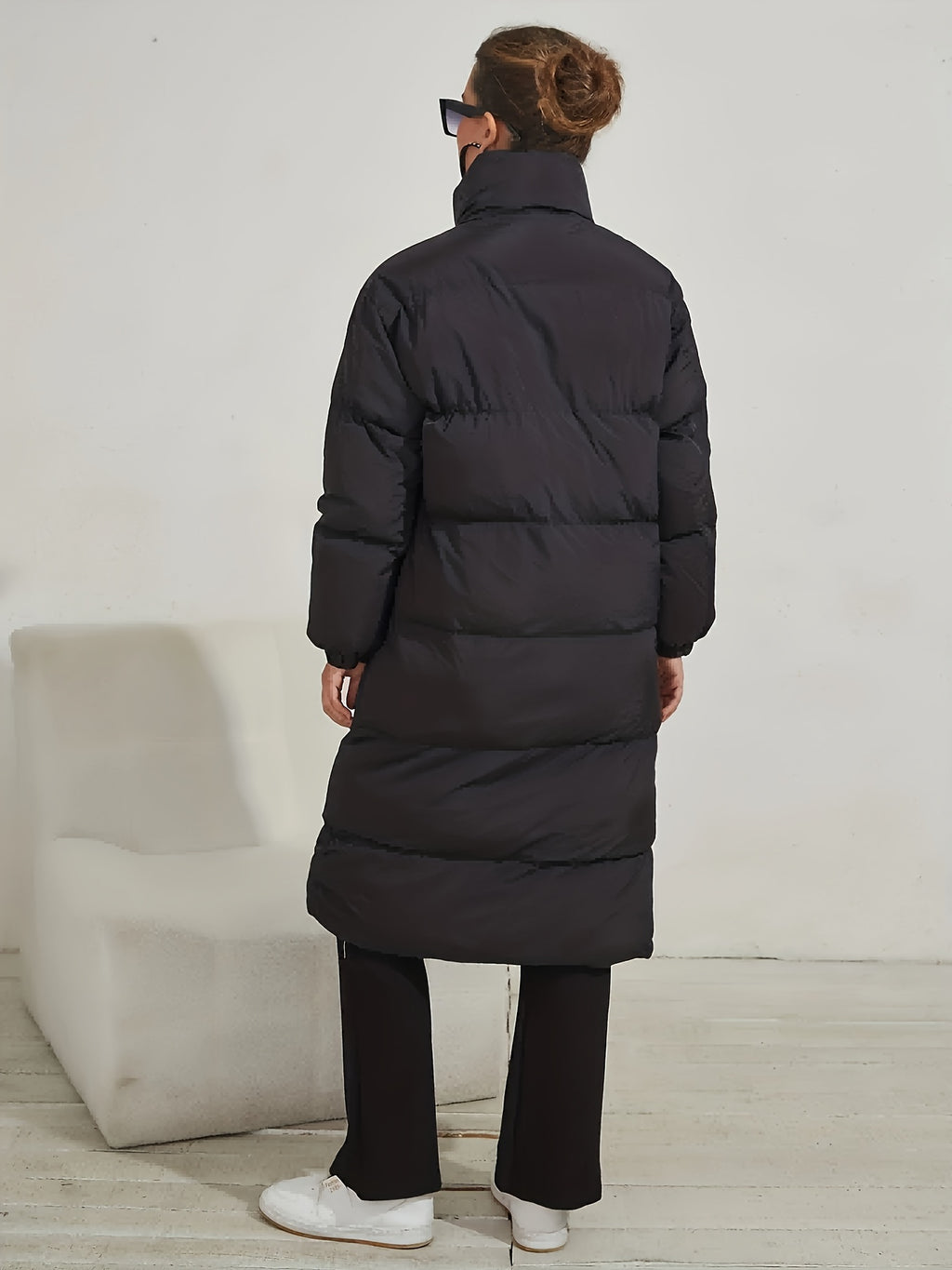 Ashley | Coat with high collar