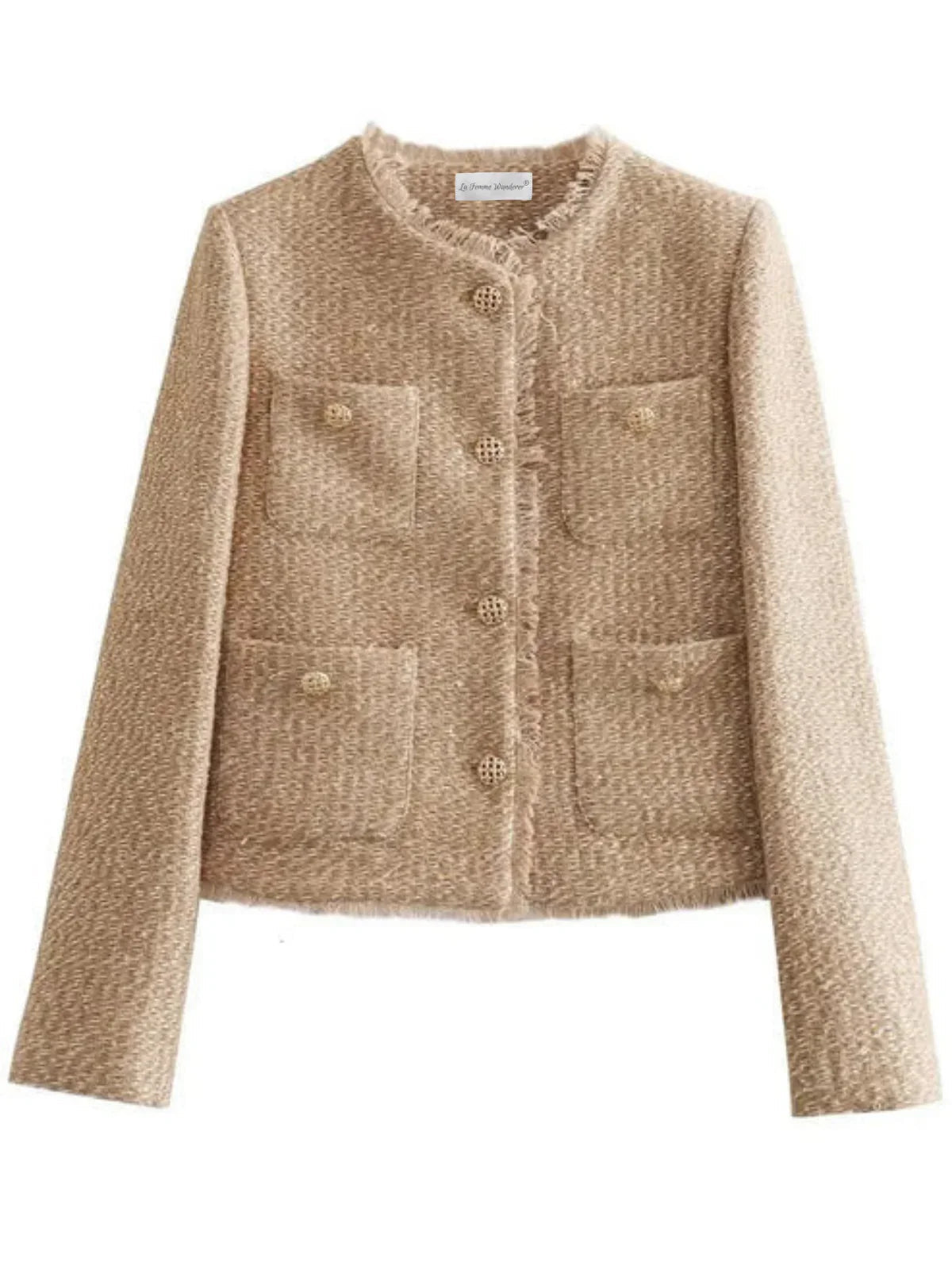 Siloni | Single-breasted tweed cardigan