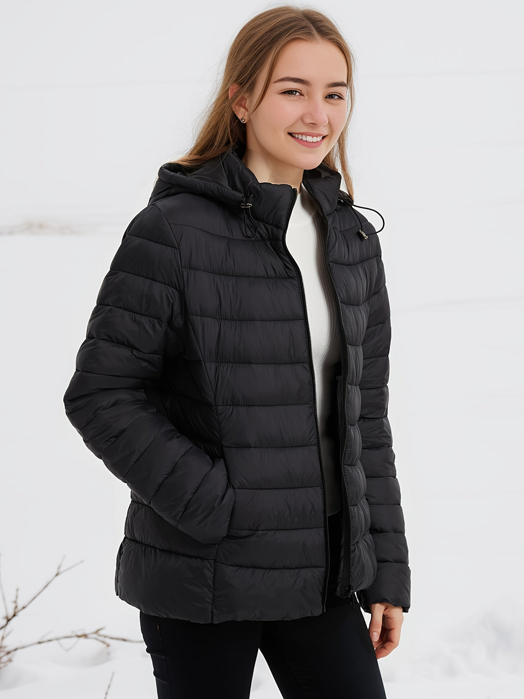 Lorah | Quilted jacket with hood