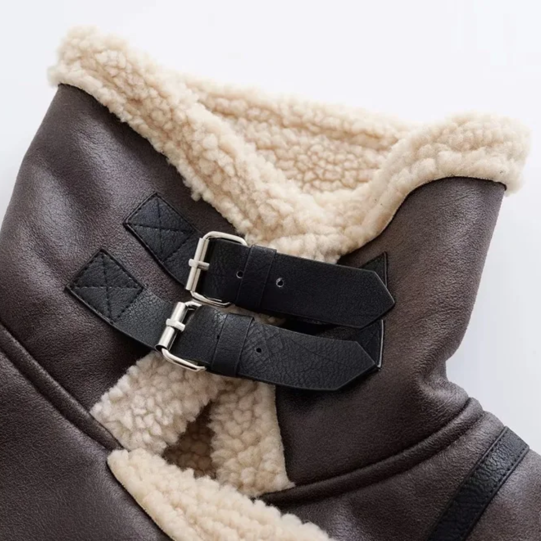 Danna | Shearling-lined jacket