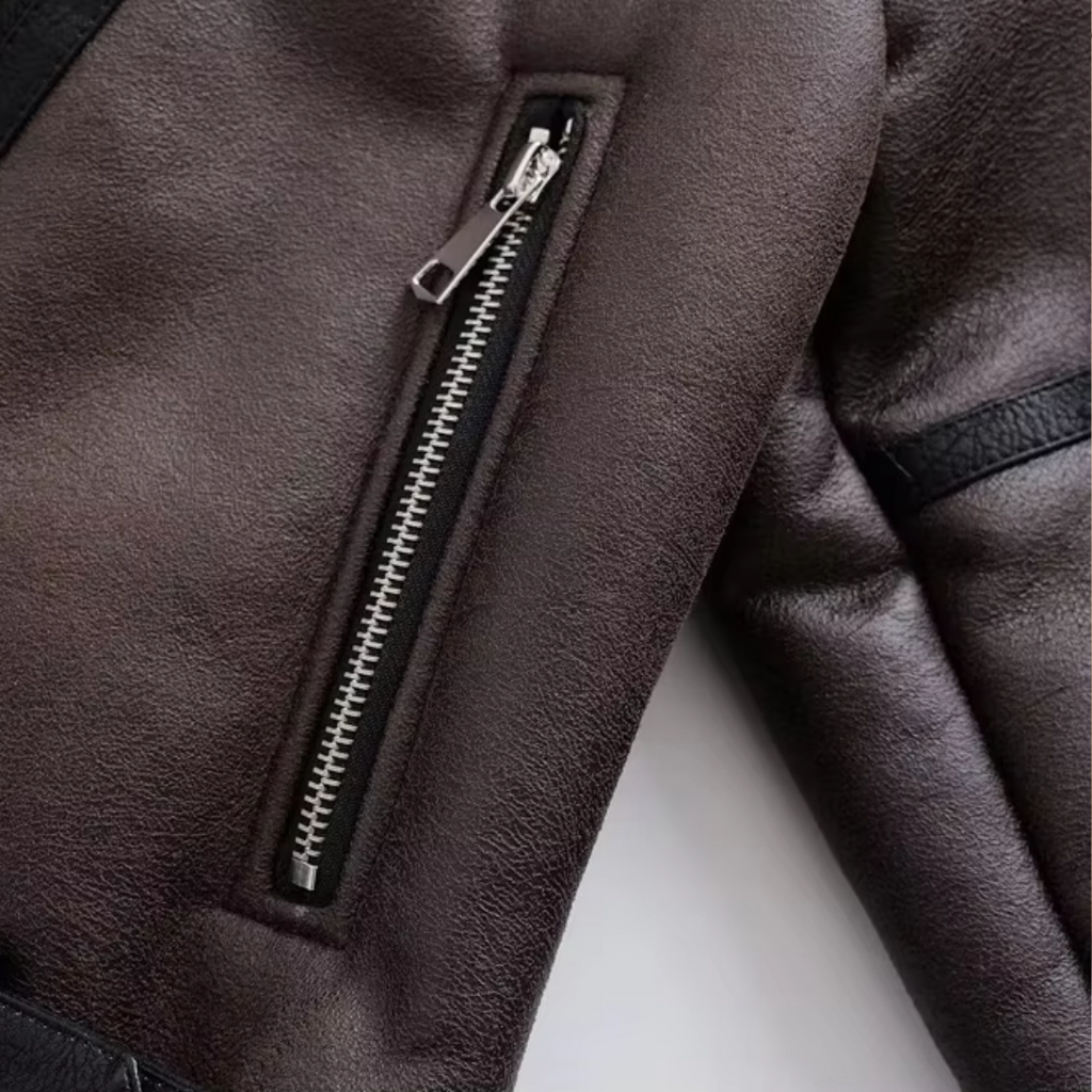 Danna | Shearling-lined jacket