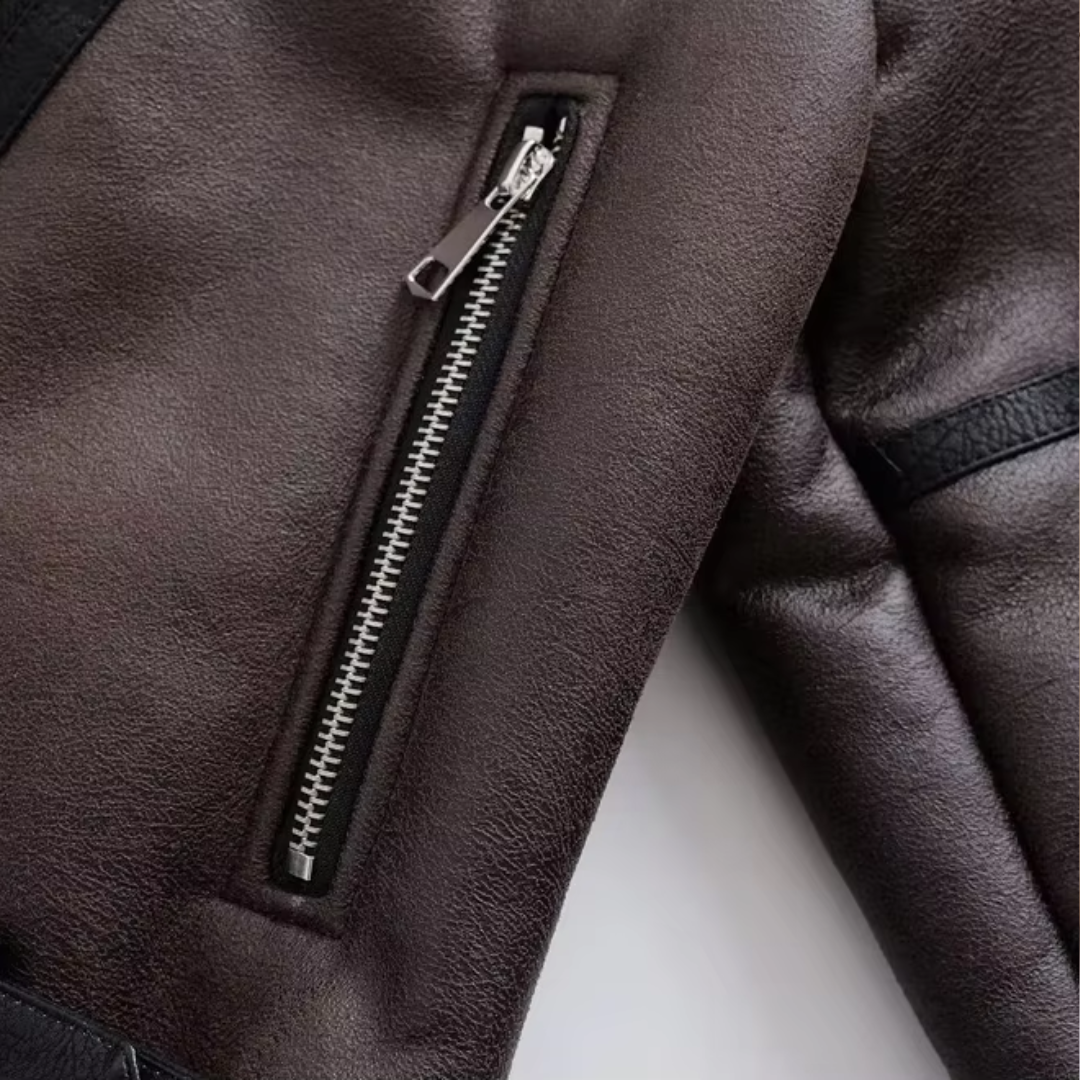 Danna | Shearling-lined jacket