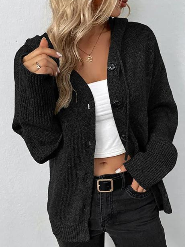 Viona | Vest met capuchon