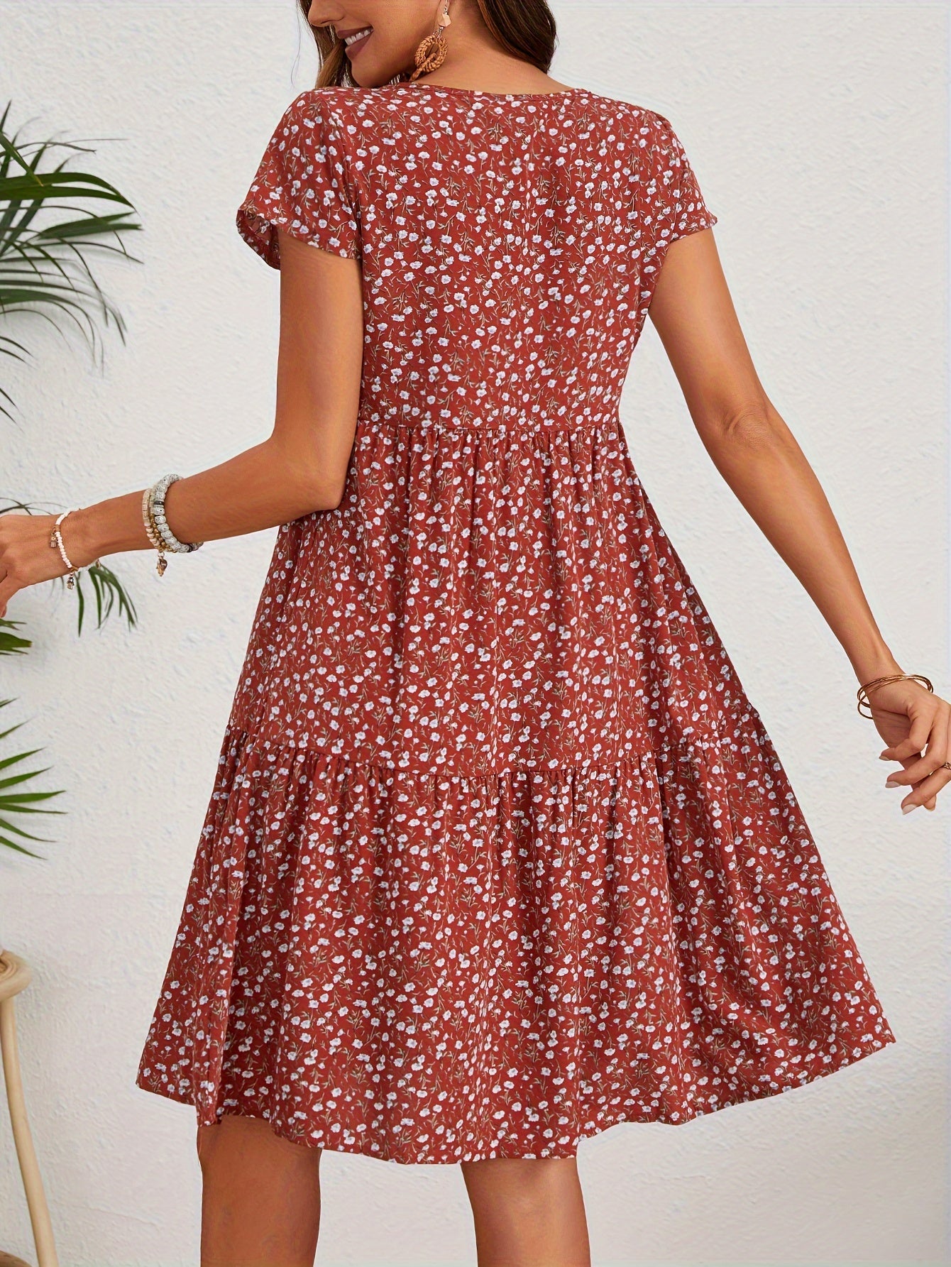 Cyenna | Jurk met bloemenprint