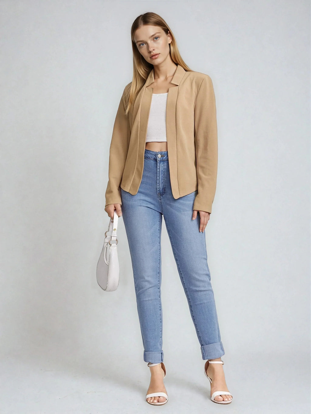 Seyma | Lightweight blazer with open front