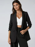 Shaira | Blazer with ruffle sleeves