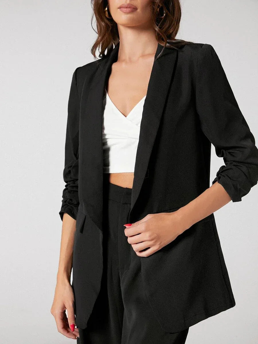 Shaira | Blazer with ruffle sleeves