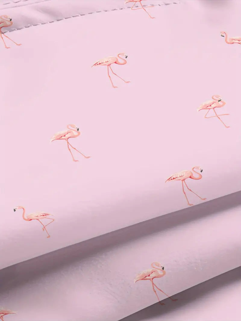 Zwembroek met Flamingo print