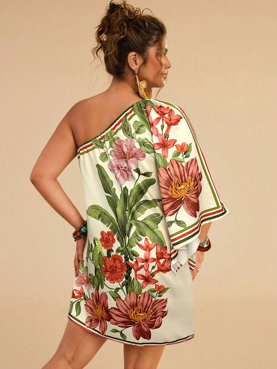 Annie | one-shoulder mini-jurk