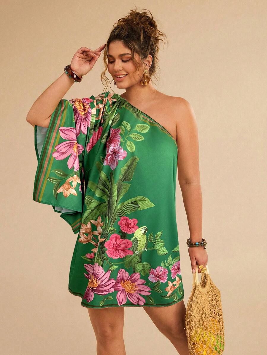 Annie | one-shoulder mini-jurk
