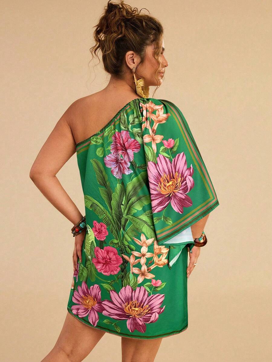 Annie | one-shoulder mini-jurk