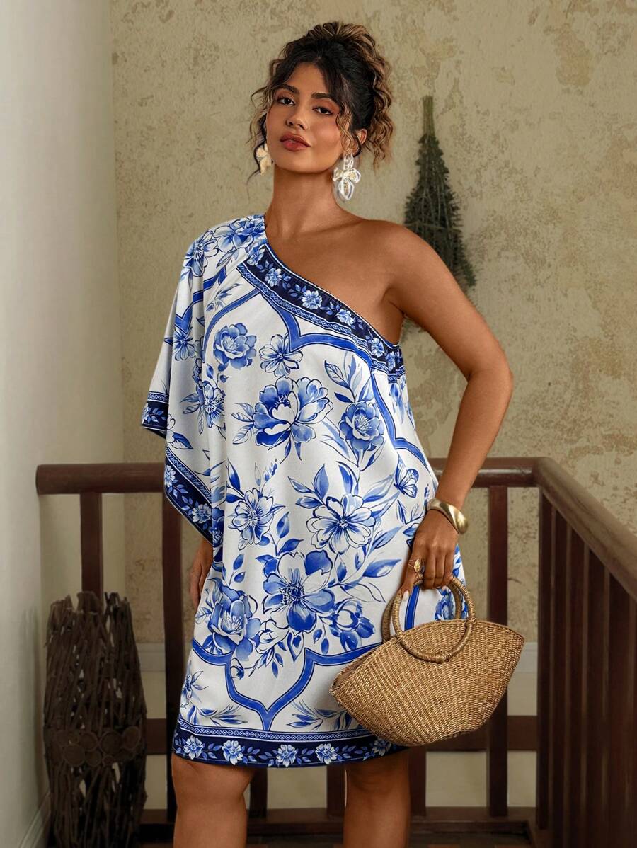 Annie | one-shoulder mini-jurk